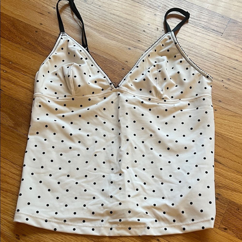 Polka Dot Cami Top Urban Outfitters